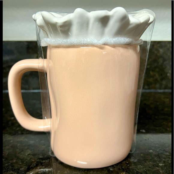 RAE DUNN-Queen Bee With Flower Bee Topper Mug 🐝 - Picture 4 of 4